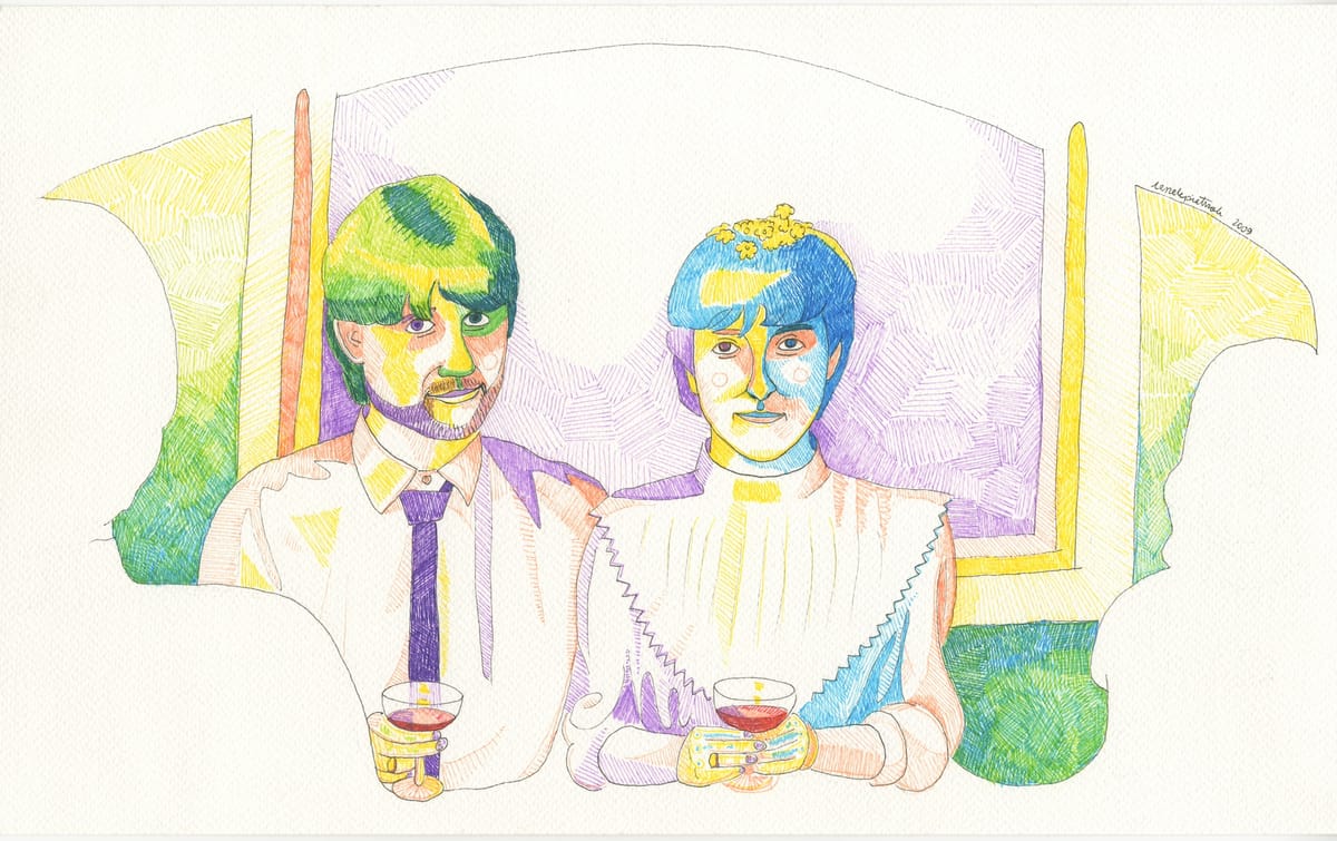 portrait-of-parents-at-their-wedding-a-gift-for-them-2009